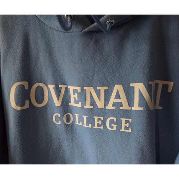 Champion Covenant College Sky Blue Sweatshirt Sweater Look Out Mountain PCA - Picture 3 of 6